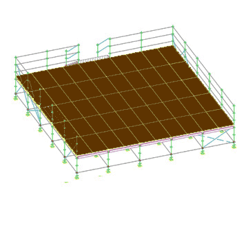 Palco modulare metri 10x6