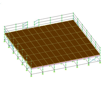 Palco modulare metri 12x12