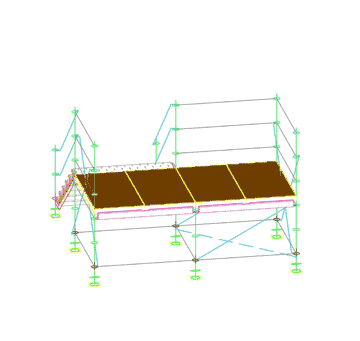 Palco modulare metri 4x2