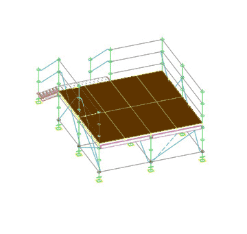 Palco modulare metri 4x4